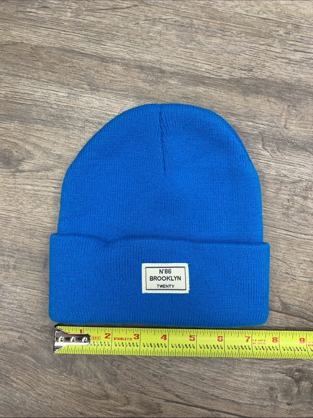 Brooklyn n 86 Bright Blue Cuffed Beanie
